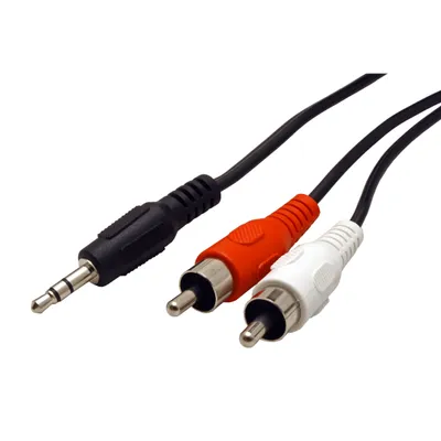 Image de ROLINE Câble 3,5mm (ST) vers RCA (2x ST), 10m