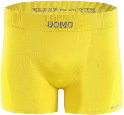 Immagine prodotto di Sesto Senso boxer uomo SOLAR intimo senza cuciture flessibile uomo elasticizzato - Giallo - L/XL