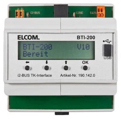 Produktbild von Elcom BUS Anbindung an Telefonanlage -Anbindung Netzwerk BTI-200