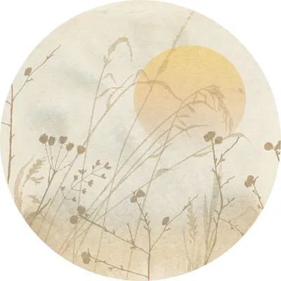 Obrázek produktu pro Sanders & Sanders samolepicí kulatá tapeta landscape sand béžová Ø 125 cm