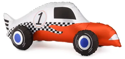 Produktbild von Rennauto Folienballon 90 x 34 cm -