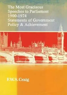 Obrázok produktu pre The Most Gracious Speeches to Parliament 1900-1974