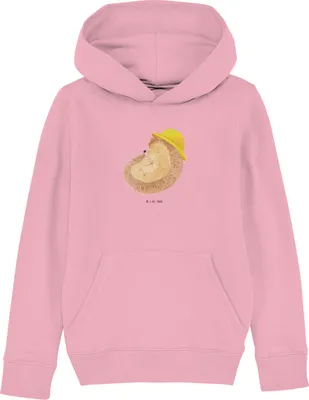 Produktbild von Mr. & Mrs. Panda Kinderpullover Igel Beten 7-8 Jahre (122/128) - Baumwolle Pink - Geschenk, Pulli, Sweatshirt, Hoodie, Lustige Sprüche, Hoody, Pullover, Gott, Sonnenhut