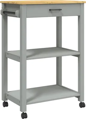 Immagine prodotto di Carrello da Cucina MONZA 60x40x88,5 cm in Legno Massello di Pino