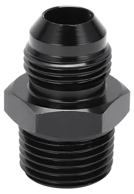 Produktbild von Ölleitungsanschluss 8 AN auf 1/2 NPT Schwarz eloxiertes 6061-T6-Aluminium-Automobilzubehör
