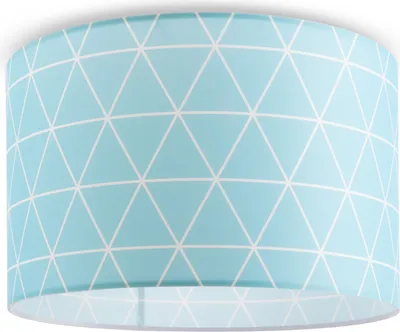 Produktbild von Deckenlampe Pendelleuchte Wohnzimmer Schlafzimmer Hängelampe Skandi Rauten E27 Leuchten Farbe / Größe Blau (Ø38cm)
