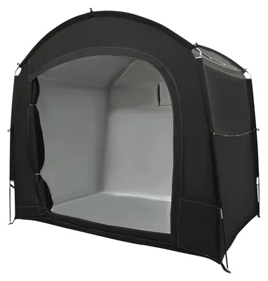 Produktbild von Mobiles Fahrradgarage - Aufbewahrungsschutz für Fahrrad und Motorrad - Wasserdicht - Für den Außenbereich - Oxford-Gewebe - Fiberglasrahmen - 220 x 150 x 185 cm