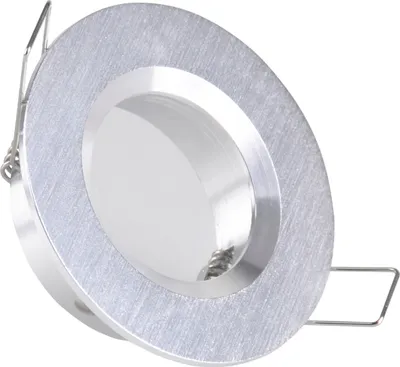 Immagine prodotto di Lampada da incasso argento spazzolato IP44 BORAS 315458 Polux