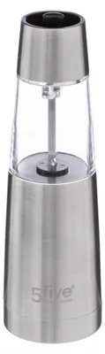Produktbild von 5five Pfeffermuhle - elektrisch - Edelstahl/Glas - silber - 19 cm
