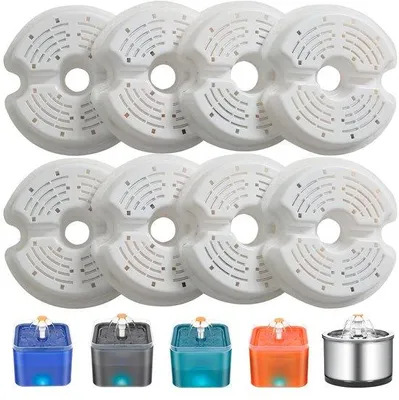 Produktbild von PewinGo Trinkbrunnen für Katzen, Edelstahl, Trinkbrunnen für Hunde und Haustiere, Katzenbrunnen, rutschfest, automatische Katzenwasserquelle