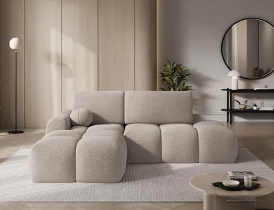 Obrázek produktu pro Rohová sedací souprava Vittario – moderní design s funkcí spaní a úložným prostorem