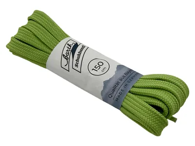Obrázek produktu pro Tkaničky Barth 8 mm široké tkaničky do tenisek ve světle zelené barvě - 823