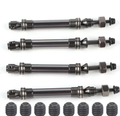 Produktbild von 4pcs CVD vordere Heckwelle -Metall -Getriebeachse für Traxxas Slash 4x4 1/10 RC Cartitanium