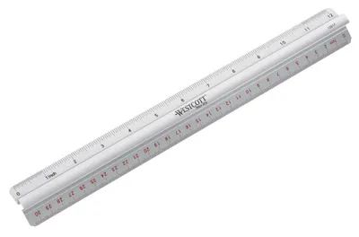 Zdjęcie produktu dla WESTCOTT E-10114 00 Westcott Alu-Lineal, 30 cm