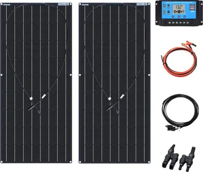 Obrázek produktu pro Solární panel, flexibilní konstrukce, vysoká účinnost, 240W sada