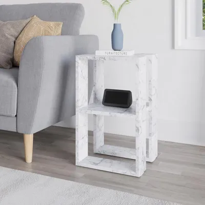 Obrázek produktu pro Noční stolek Houseland Lonie mramor Carrara