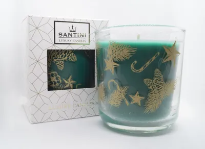 Obrázok produktu pre Luxusná sviečka Santini - Vianočný stromček, 200g