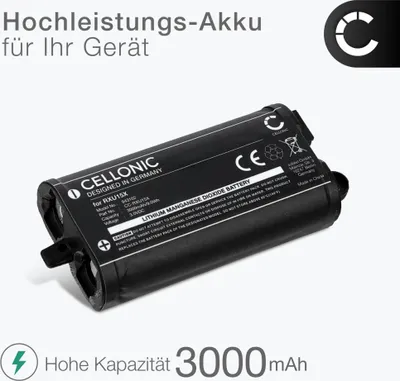Produktbild von CELLONIC 1x Akku für Haustechnik Kompatibel mit DAITEM SH156AX, RXU15X - (3000mAh , 3V)