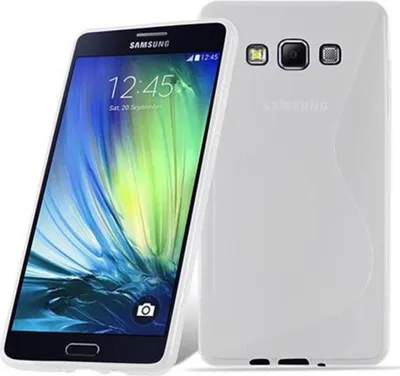 Produktbild von Cadorabo Schutzhülle für Samsung Galaxy A7 2015 Hülle in Transparent Handyhülle Case TPU Silikon Etui