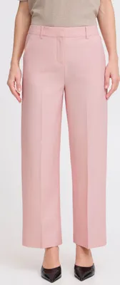 Image de b.young BYDANTA Pantalon pour femmes Pantalon en tissu Pantalon avec poches latérales Fermeture éclair dissimulée Longueur cheville Légèrement élastique Coupe régulière