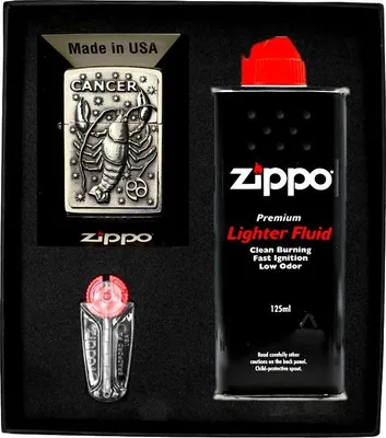 Obrázok produktu pre Sada zapaľovačov ZIPPO ZODIAC CANCER rak dar No1
