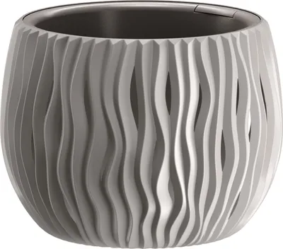 Immagine prodotto di Květináč SANDY BOWL s vkladem 18 cm - barva: šedý kámen