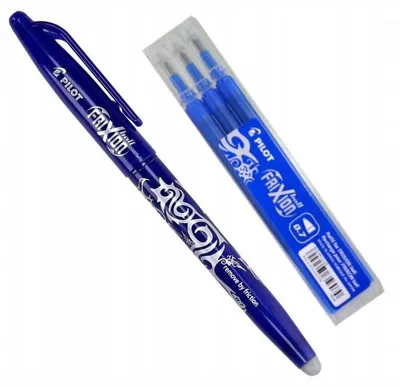 Produktbild von Pilot Frixion Radierbarer Kugelschreiber Blau Set + 3 Minen
