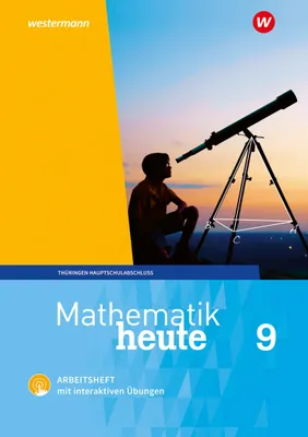 Produktbild von Mathematik heute 9. Arbeitsheft mit interaktiven Übungen. Hauptschulbildungsgang. Für Thüringen