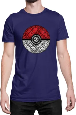 Immagine prodotto di Maglietta da uomo Japan Manga Anime Comics Pokemon 044, Man M , Bleu foncé