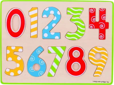Immagine prodotto di Grande puzzle con numeri colorati