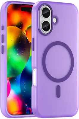 Produktbild von Mobigear Shockproof iPhone 17 MagSafe Hülle Hardcase Backcover - Lila