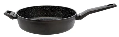 Produktbild von ELO Granit Solution Schmorpfanne Geschmiedetes Aluminium Extra rau Induktion schwarz 28cm