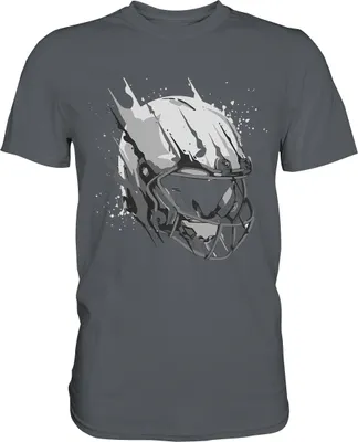 Produktbild von American Football Helm T-Shirt – Dark Grey / S