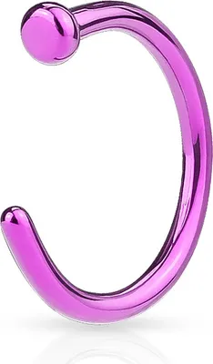 Produktbild von Nasenring Nasenpiercing Piercing Hufeisen Ring Nose Hoop  8 mm