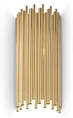 Obrázok produktu pre Moderné nástenné svietidlo Pan Metal Gold 2 svetlá E14