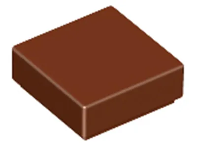 Produktbild von Lego® 1x1 Fliesen 3070 - 50 Stück Rotbraun