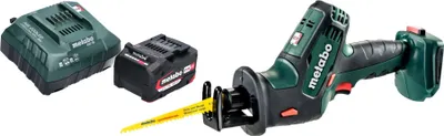 Produktbild von Metabo SSE 18 LTX Compact Akku Reciprosäge Säbelsäge 18 V 13 mm + 1x Akku 4,0 Ah + Ladegerät