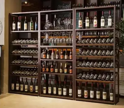 Obrázek produktu pro Nábytek na víno Vinotéka Stojan na víno Stojan na lahve Archiv vín Stojan na víno