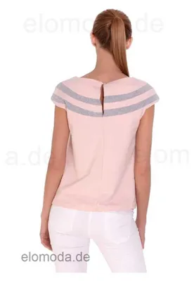 Produktbild von Damen Longshirt Tunika T-Shirt Sommer Shirt; Puderrosa