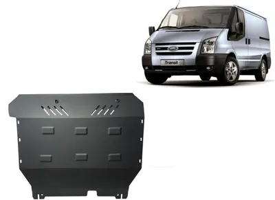 Obrázok produktu pre Oceľový ochranný kryt podvozku pre motor Ford Transit - pohon predných kolies