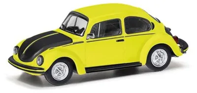 Obrázek produktu pro VOLKSWAGEN Brouk 1303 žlutý a černý, HER421102, měřítko 1:87, HERPA