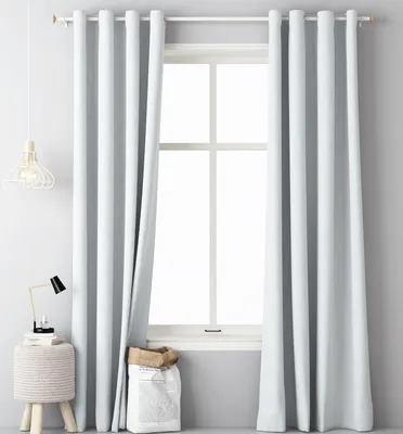 Produktbild von JEMIDI Vorhang blickdicht lichtundurchlässig 140x250cm - Gardine mit Ösen Anbringung - Ösenschal Dekoschal Verdunkelungsvorhang - 100% Polyester