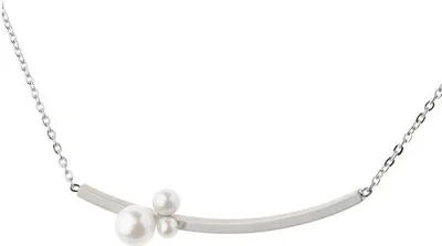 Produktbild von Collier - Edelstahl - Süßwasser Zuchtperlen