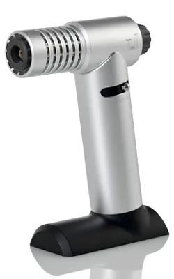 Produktbild von AdHoc Flambierbrenner Brulée, silber, Metall/Kunststoff, L: 10 cm, B: 4,3 cm, H: 14 cm