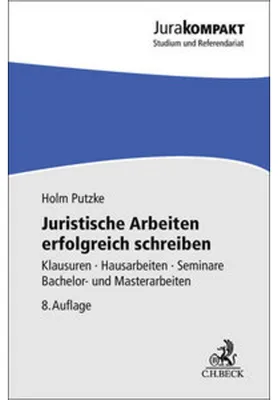 Obrázek produktu pro Juristische Arbeiten erfolgreich schreiben