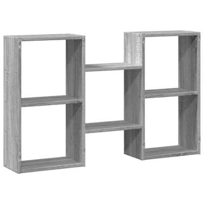 Immagine prodotto di vidaXL Scaffale a muro grigio Sonoma 96x18x60 cm Materiale a base di legno