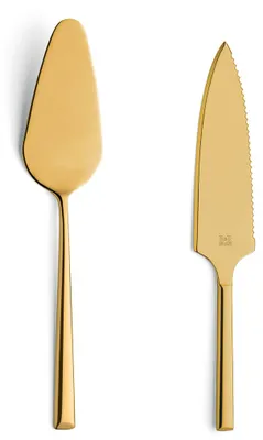 Produktbild von Beckmann & Rommerskirchen 2-tlg. Torten Set VISTA 2-teilig gold hochglanzpoliert