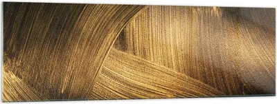 Produktbild von Bilder auf glas - Einteilig - Abstraktion Gold Textur - 160x50cm - Glasbilder - Wandbilder - Bilder - zum Aufhängen bereit - Wanddekoration aus Glas - Glas Bilder - Wandbild auf Glas - GAB160x50-4477