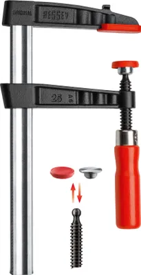 Image de Serre-joint à vis Bessey en fonte malléable TG 300/100