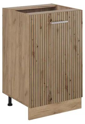Immagine prodotto di Mobiletto base cucina Vicco R-Line Rovere artigianale/Rovere dorato 50 cm senza piano di lavoro, Model 70306